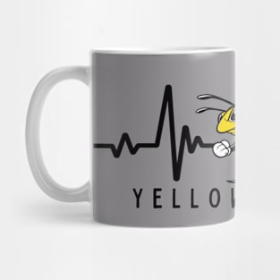 Yellow Jackets Heartline Mug